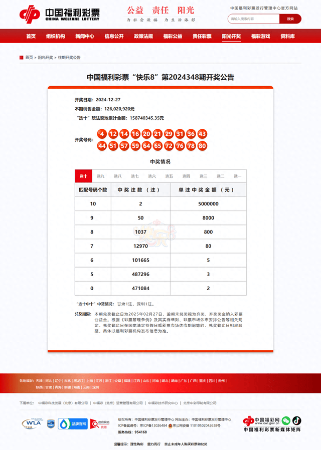 中国福利彩票204期揭秘与展望