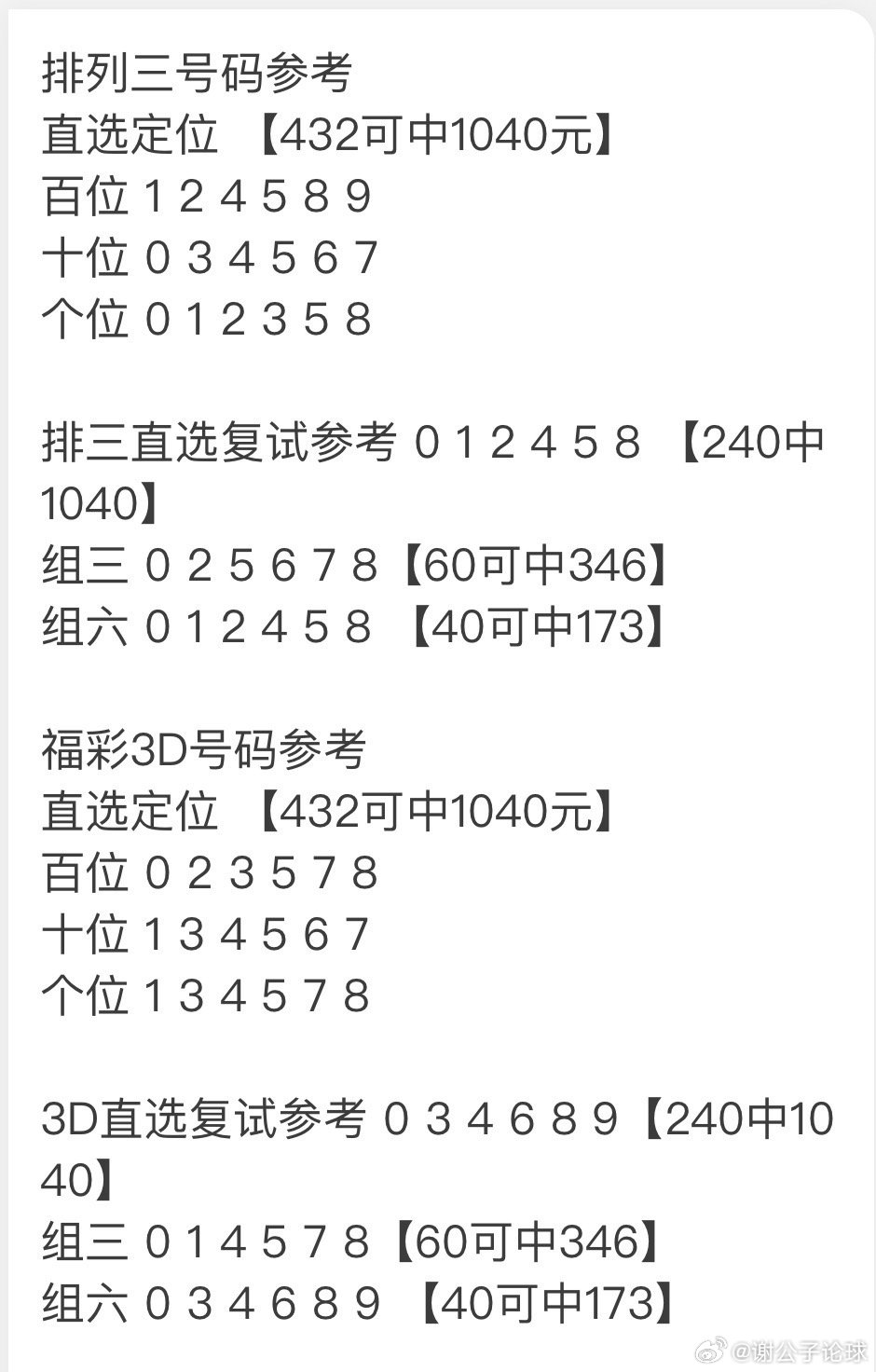 排三走势图（带连线专业版）跨度3D走解析